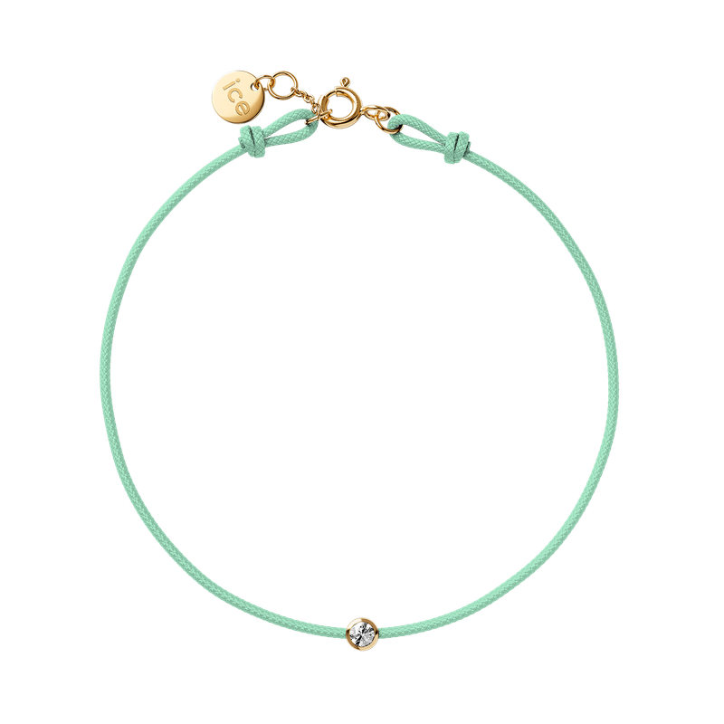 Diamond bracelet - Aqua green - KID