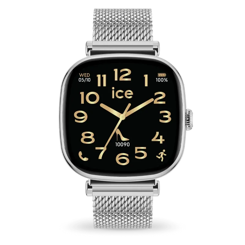 ICE smart 2.0 - Silver Milanese - Square 1.7