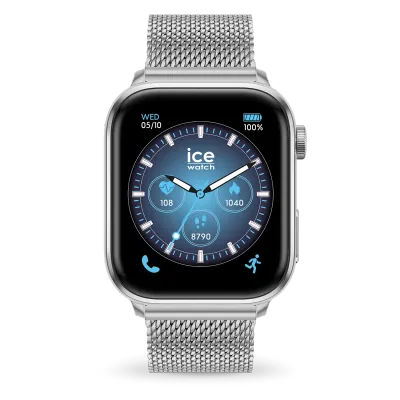 ICE smart 3.0 - Silver milanese - Amoled 1.78 - GPS