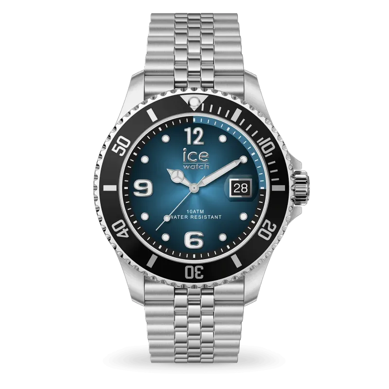 ICE steel - Ocean blue Silver