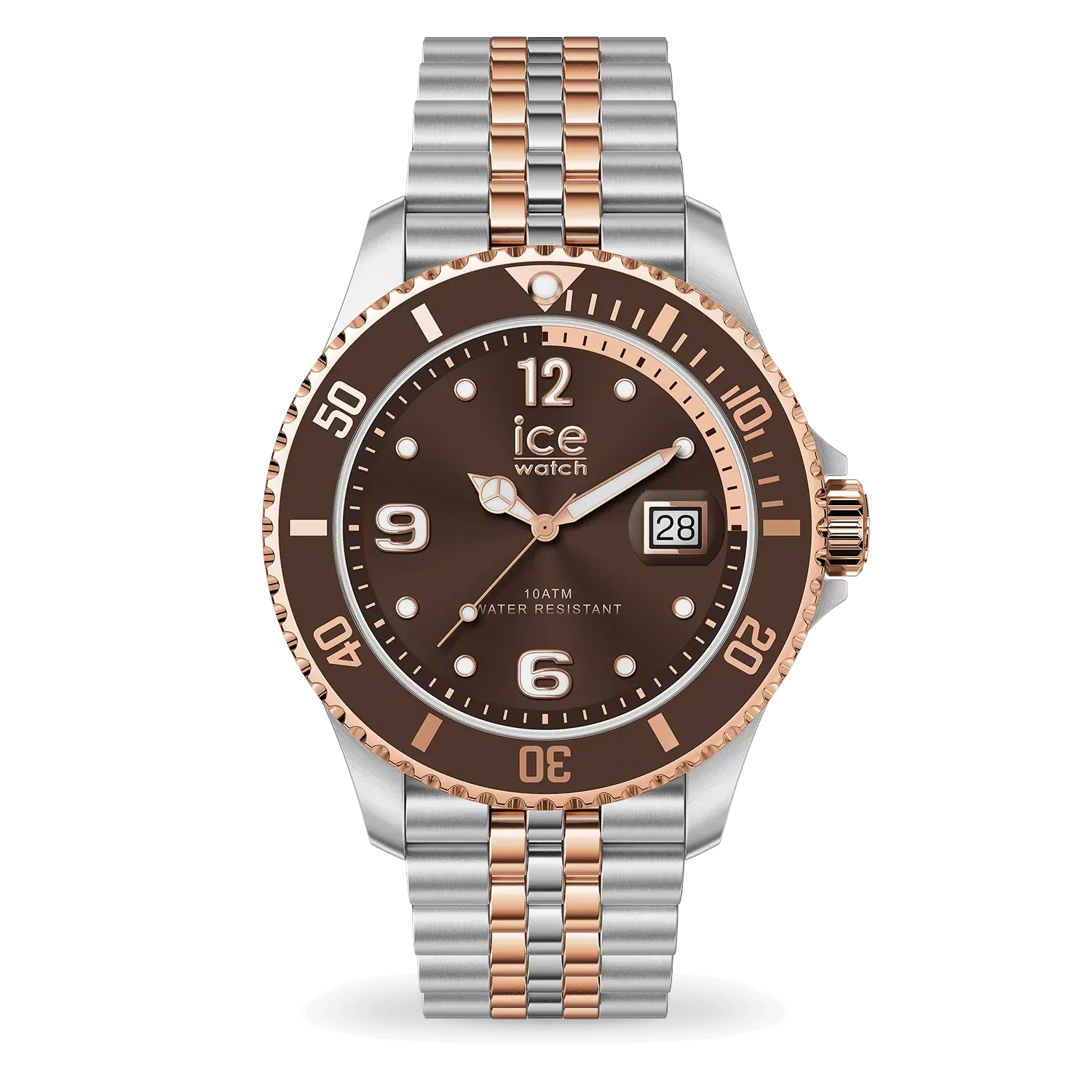 ICE steel - Chocolate Silver RG