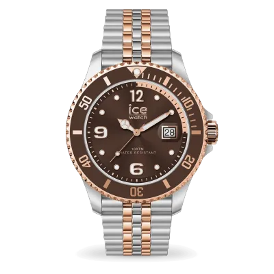 ICE steel - Chocolate Silver RG