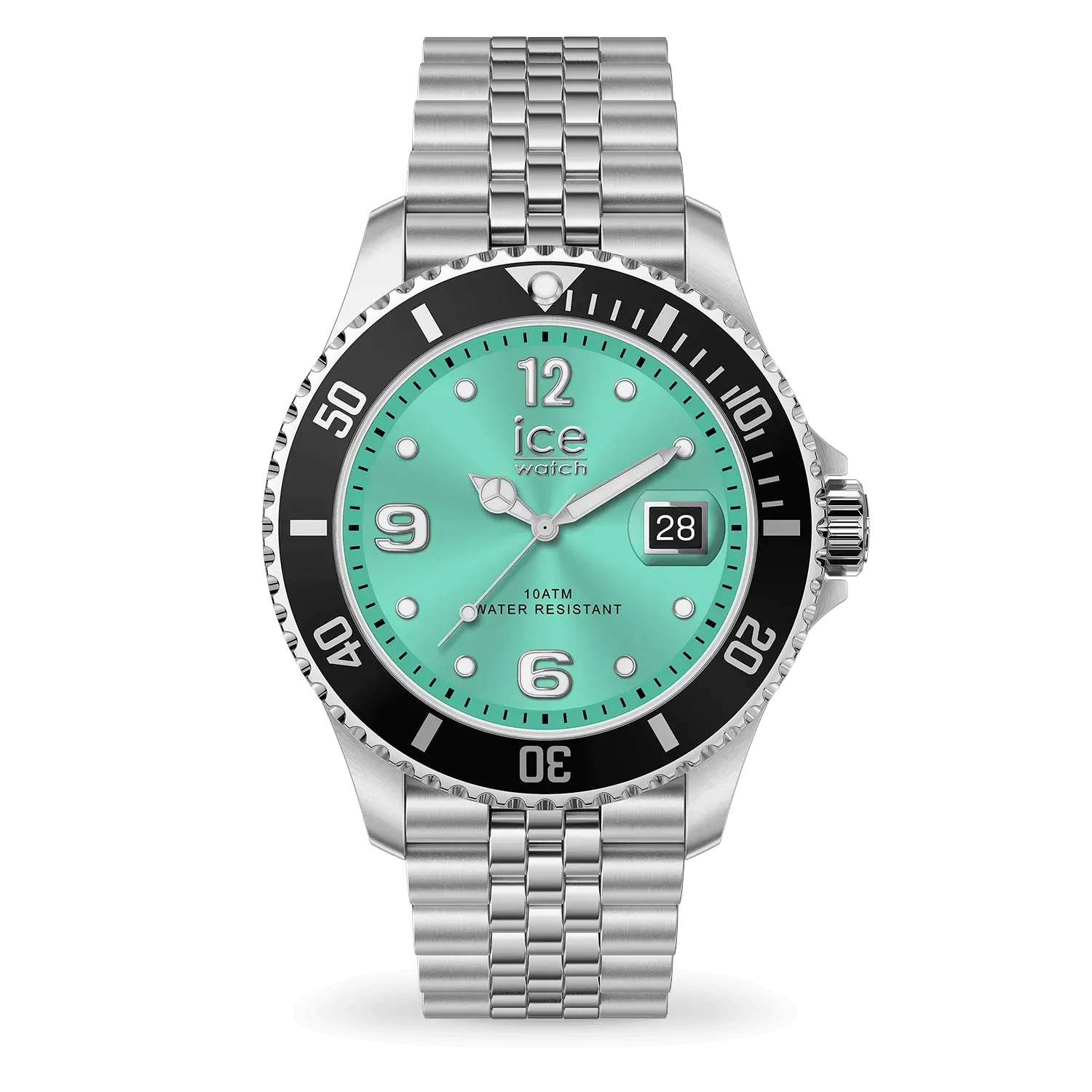 ICE steel - Black turquoise Silver
