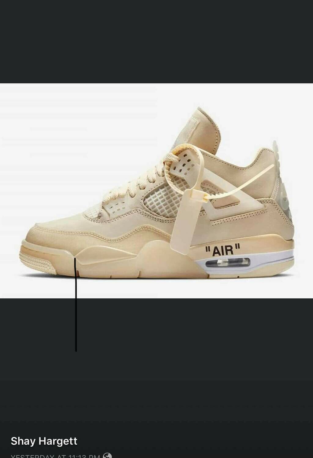 Air Jordan 4&#39;s Sail