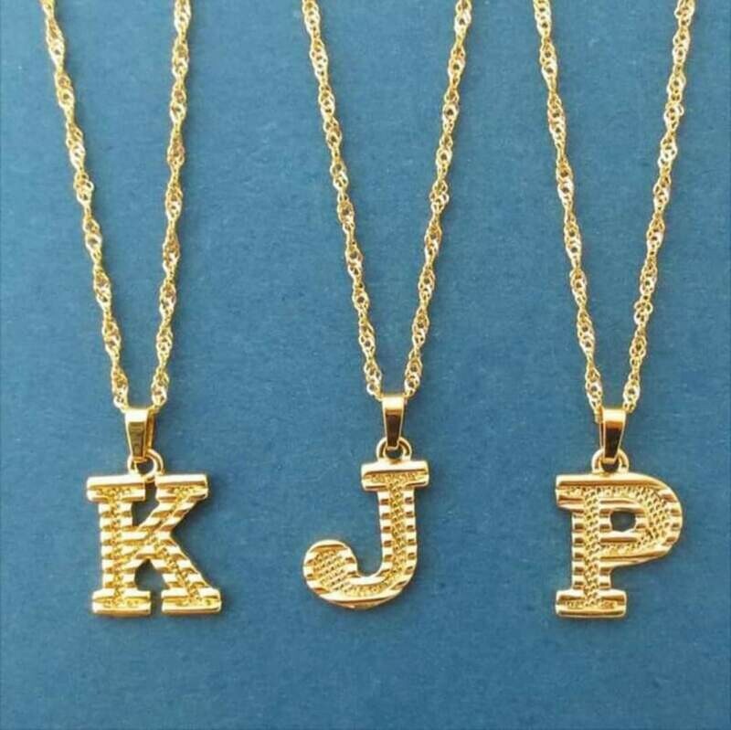 Initial Necklaces