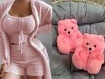 PJ and Teddy Slipper Set