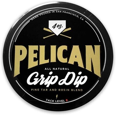 Pelican Bat Wax Grip Dip Pine Tar and Rosin Blend 4 Ounce. Grip Enhancer
