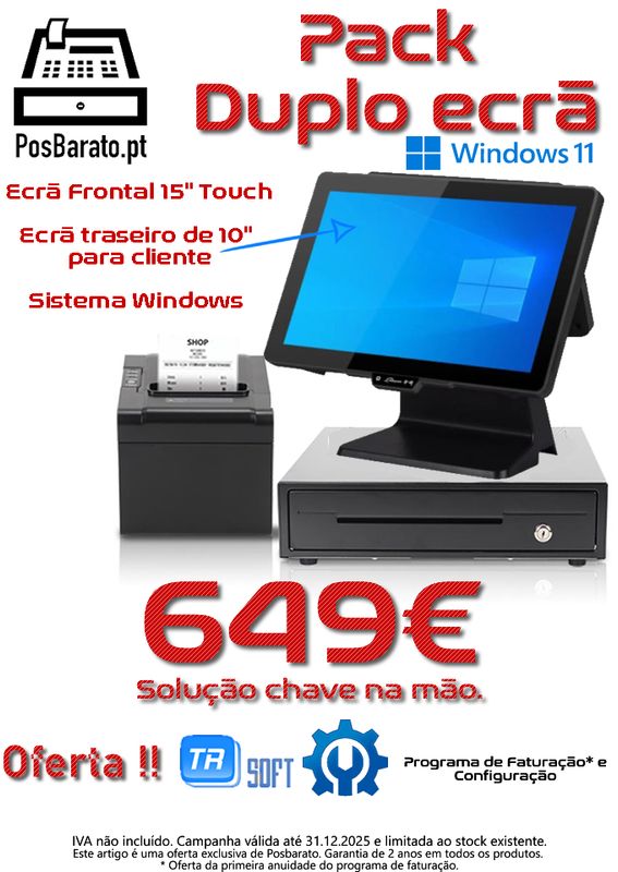 Pack Duplo Ecrã