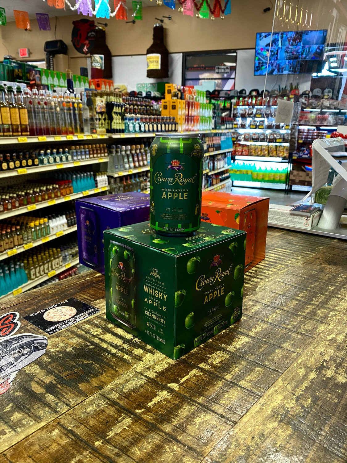 Crown Royal Apple 🍏 Cranberry (4pk)