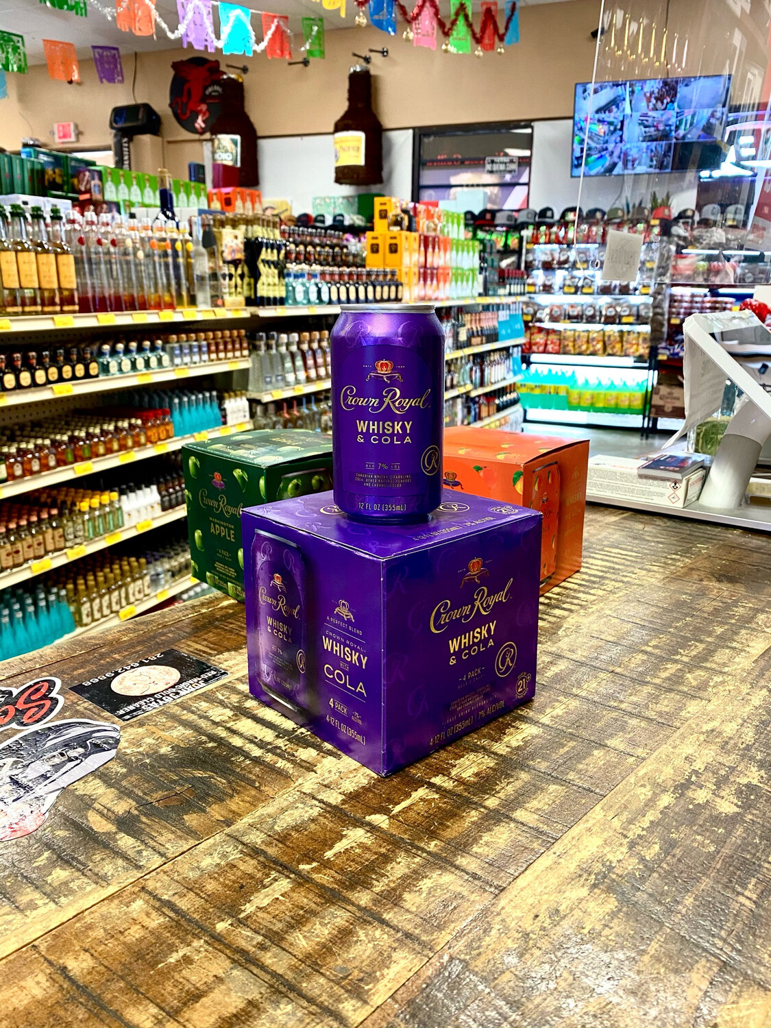 Crown Royal Whiskey &amp; Cola 4pk