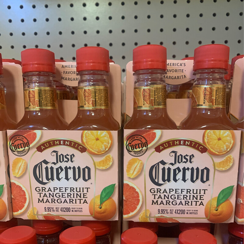 Jose Cuervo 4pk Grapefruit Tangerine Margarita