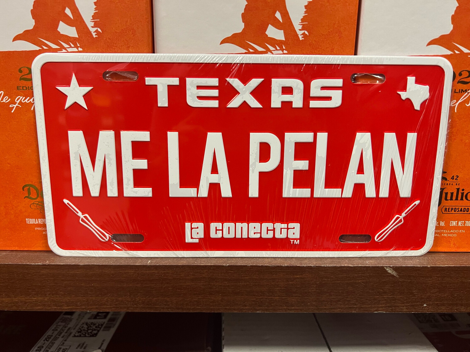 ME LA PELAN (plates/placas) Roja