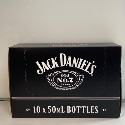 Jack Daniels 50 mL 10 PK