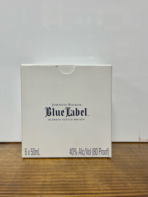 Johnnie Walker Blue Label 50ml (6 PACK)