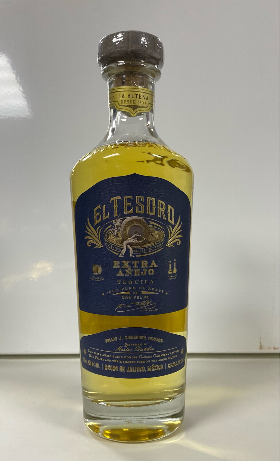 El Tesoro Tequila Extra Añejo 750mL