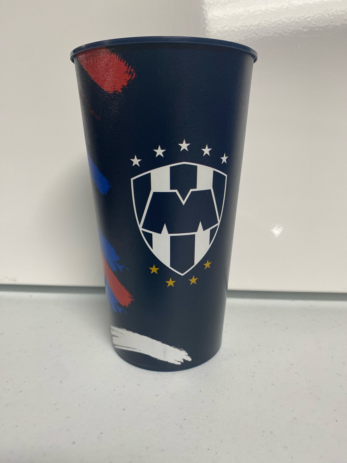 Vaso Plástico Rayados 34oz. 