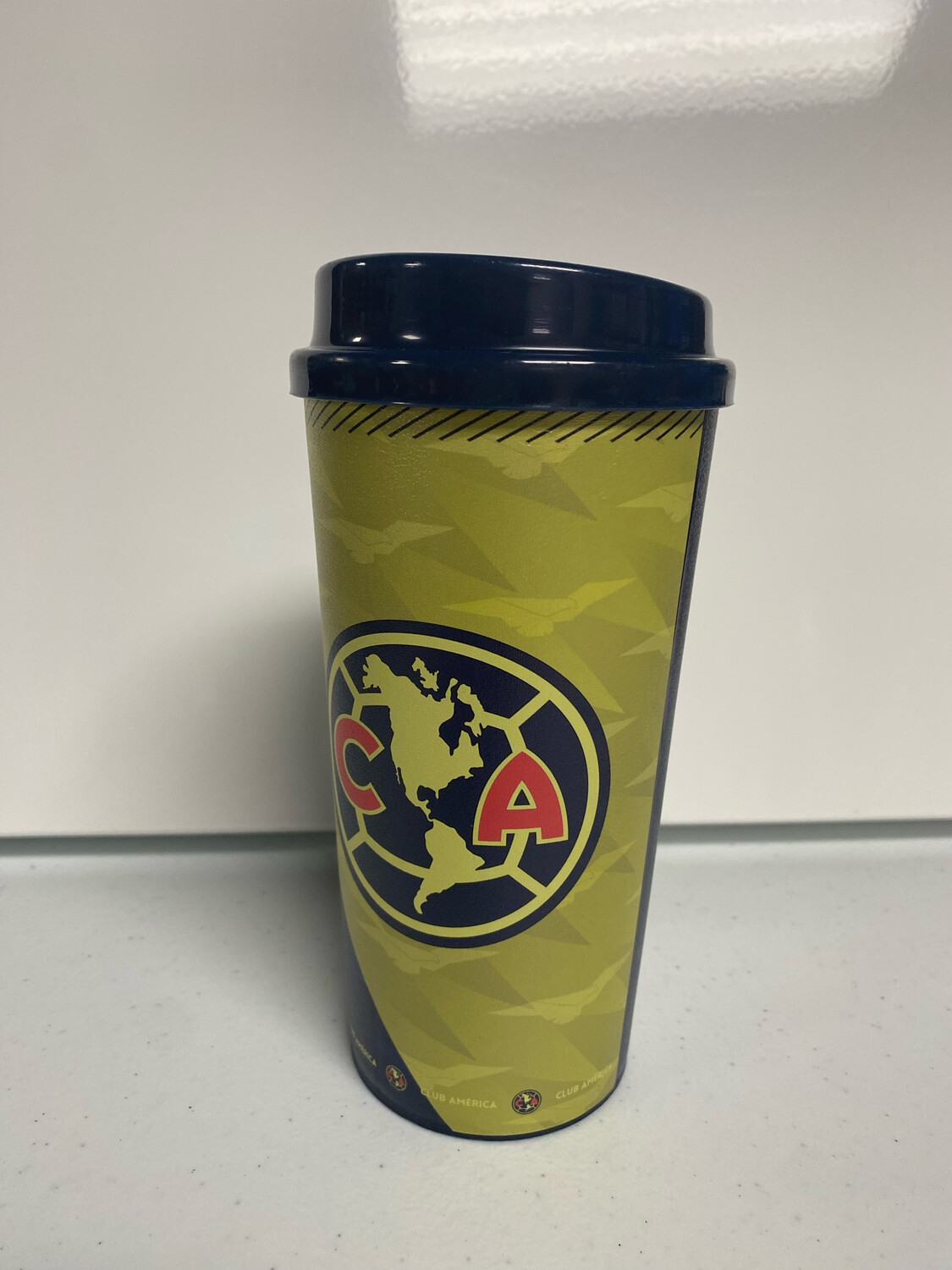 Vaso Con Tapa America 12oz.