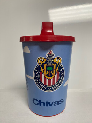 Vaso Con Tapa Chivas Kids 12oz.