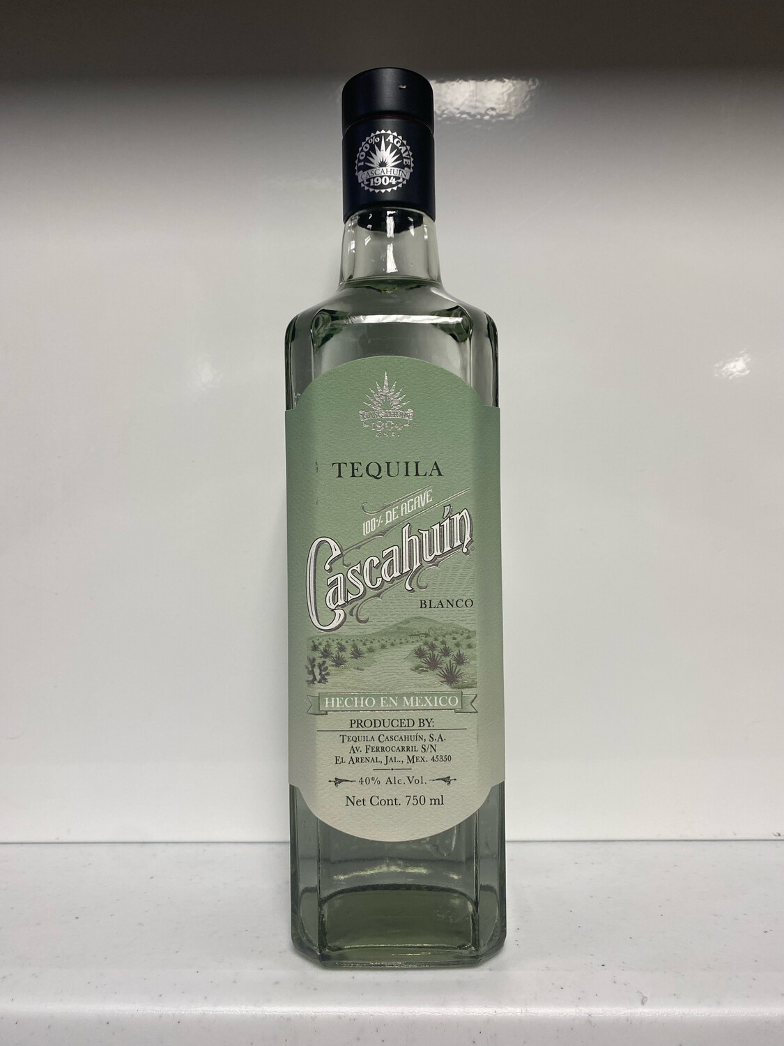 Tequila Cascahuín Blanco 750mL 