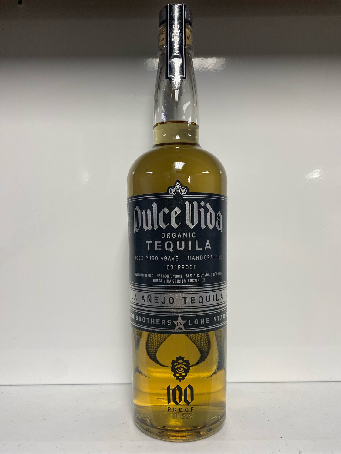 Dulce Vida Tequila Añejo Lone Star Edition 750mL