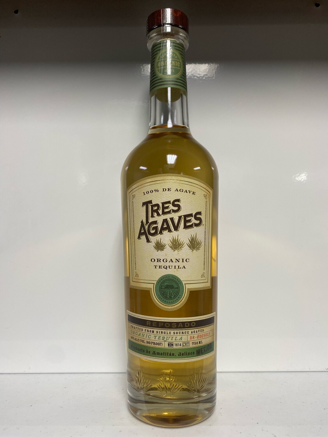 Tres Agaves Tequila Reposado 750mL 
