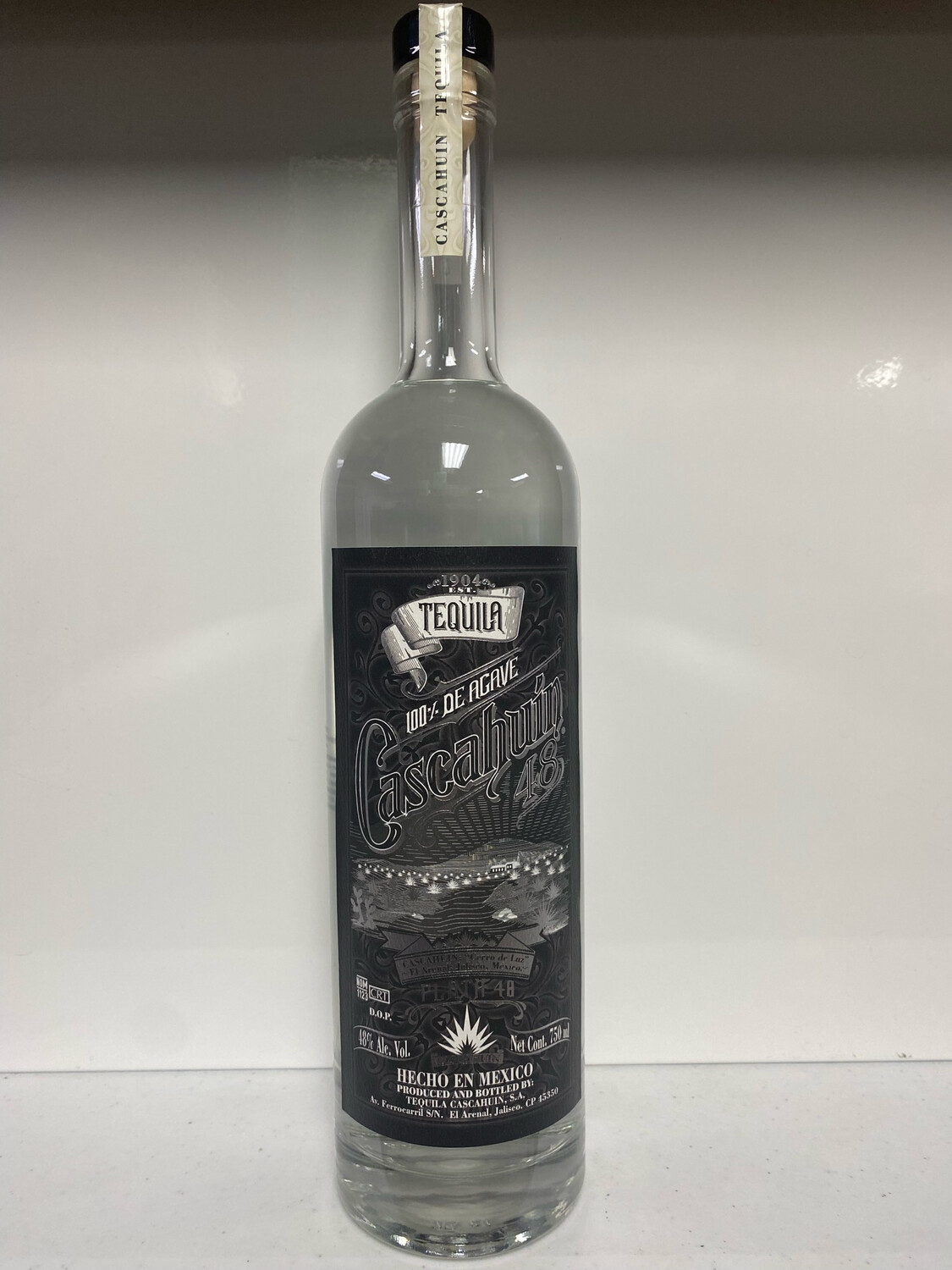 Cascahuín 48 Tequila Plata 750mL