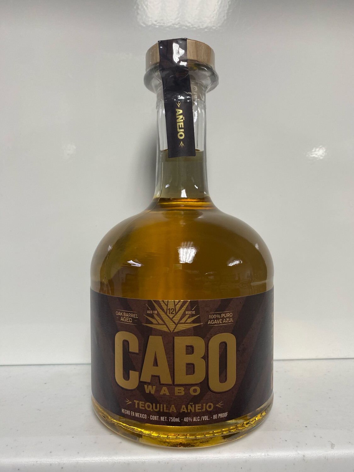 Cabo Wabo Tequila Añejo 750mL 