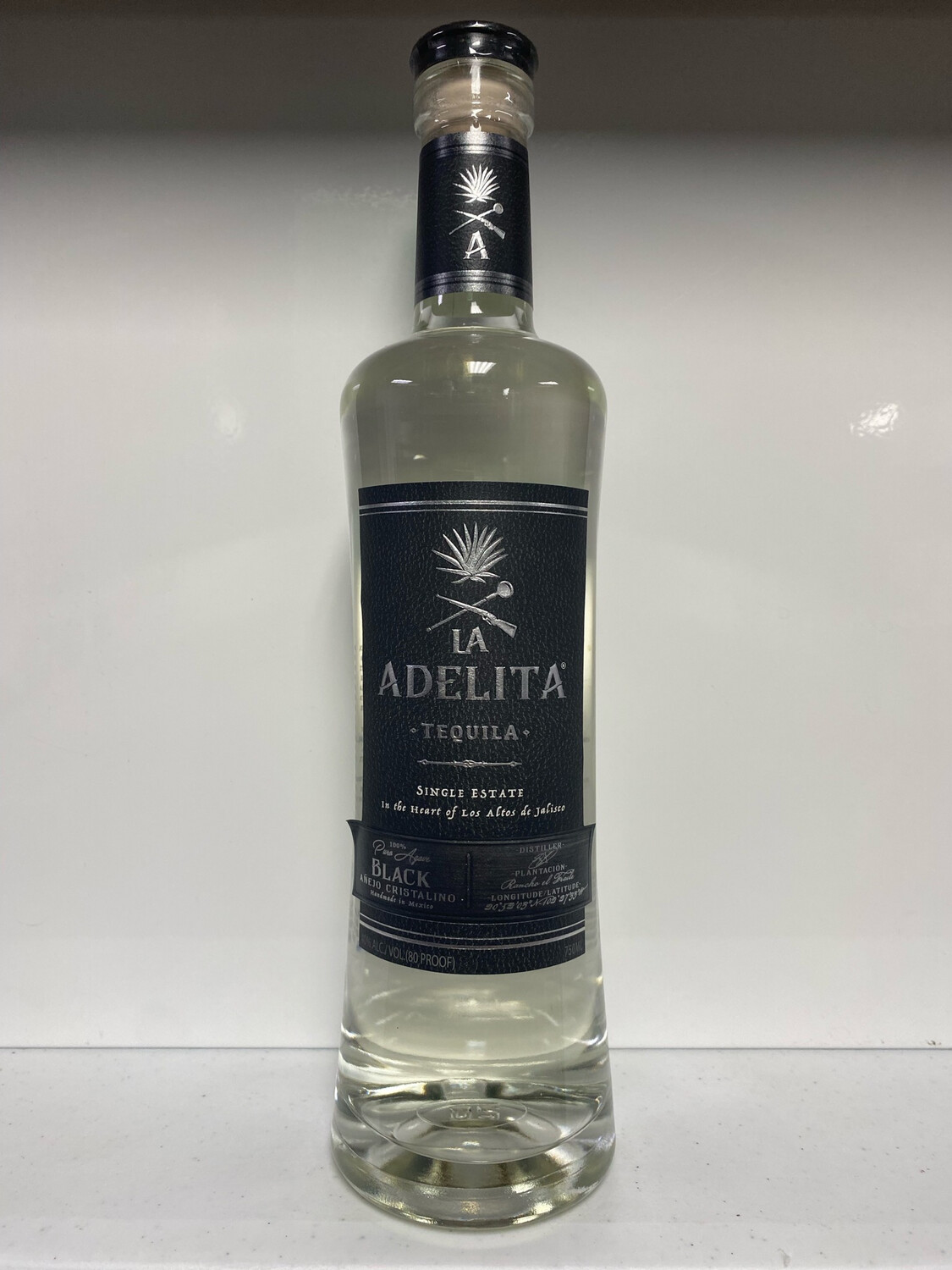La Adelita Tequila Añejo Cristalino 750mL