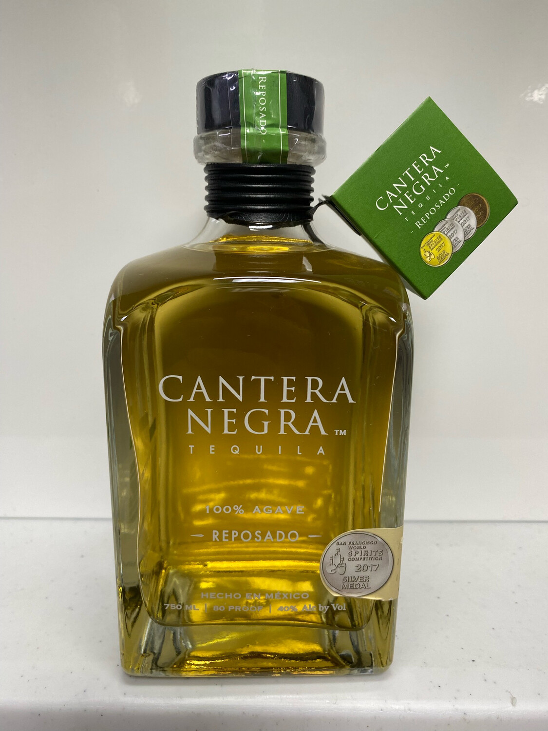Cantera Negra Tequila Reposado 750mL