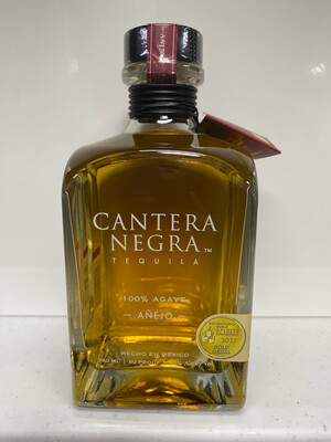 Cantera Negra Tequila Añejo 750mL
