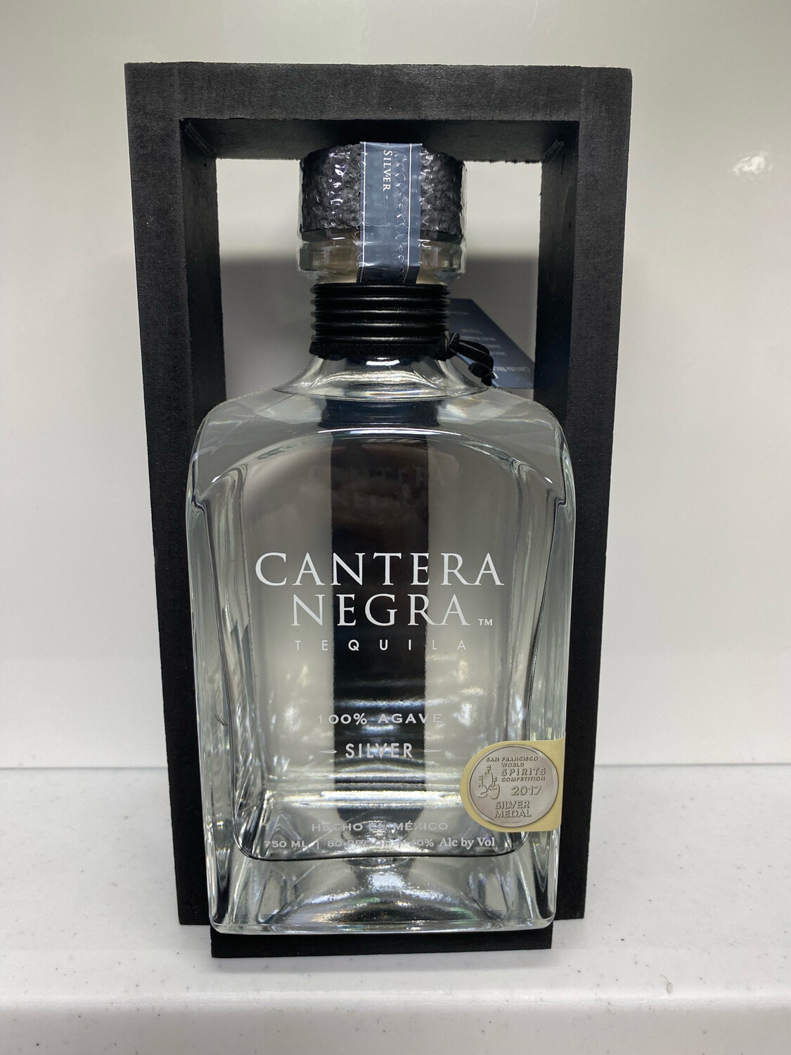 Cantera Negra Tequila Silver 750mL