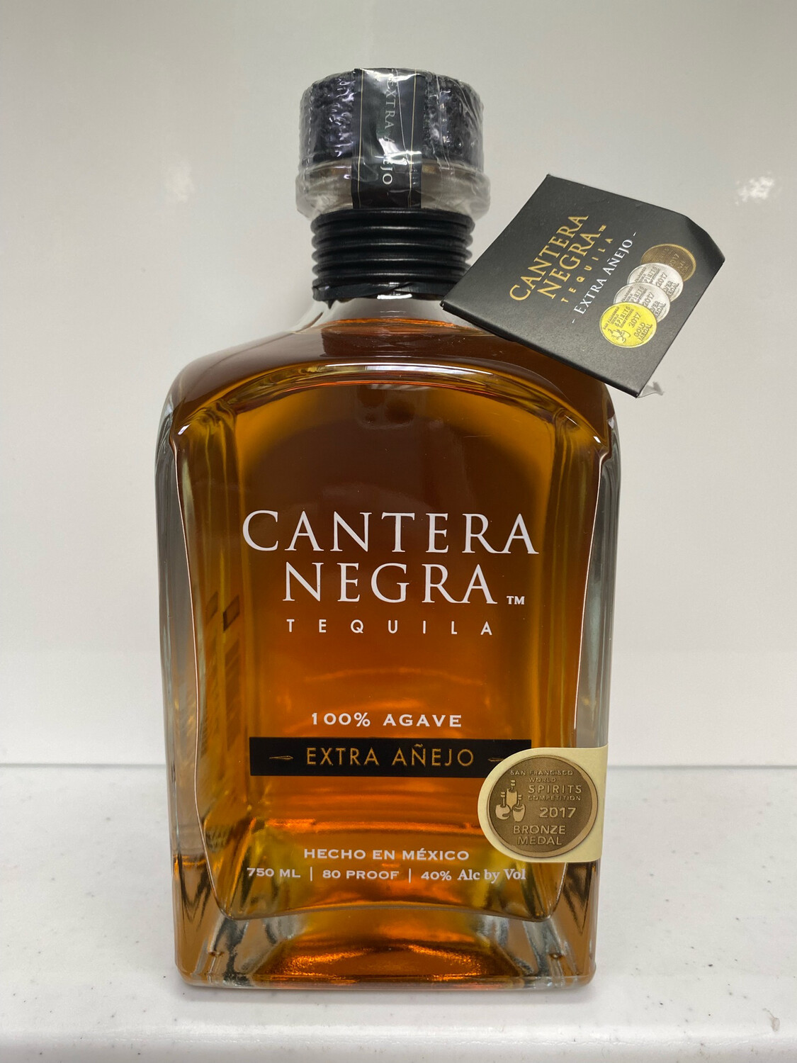 Cantera Negra Tequila Extra Añejo 750mL