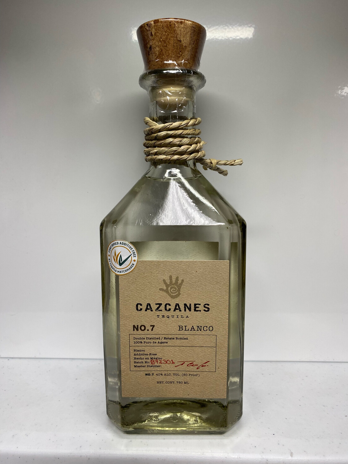 Cazcanes Tequila Blanco 750mL