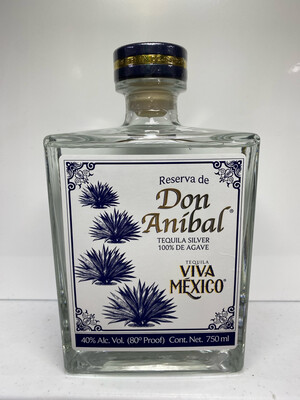 Don Anibal Tequila Silver 750mL