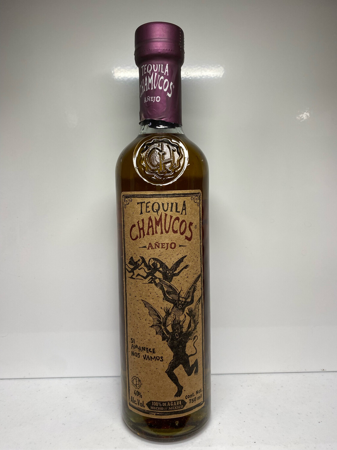 Chamucos Tequila Añejo 750mL