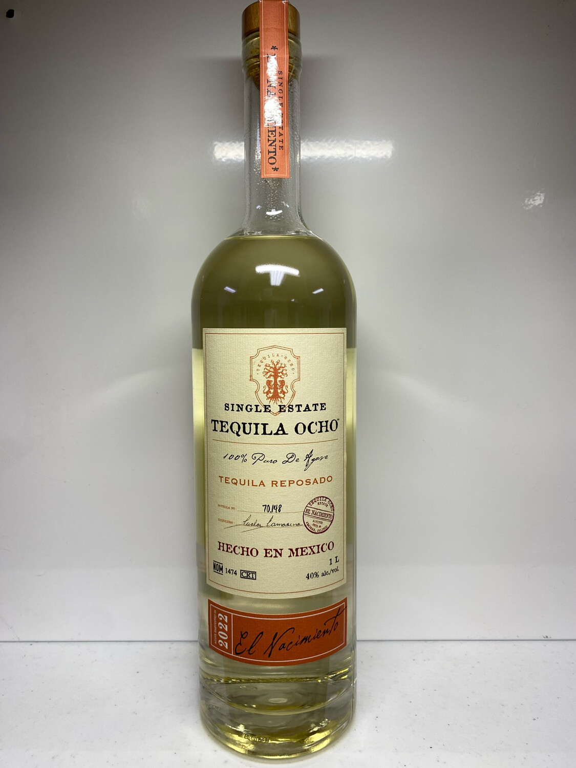 Tequila Ocho Reposado 1L 