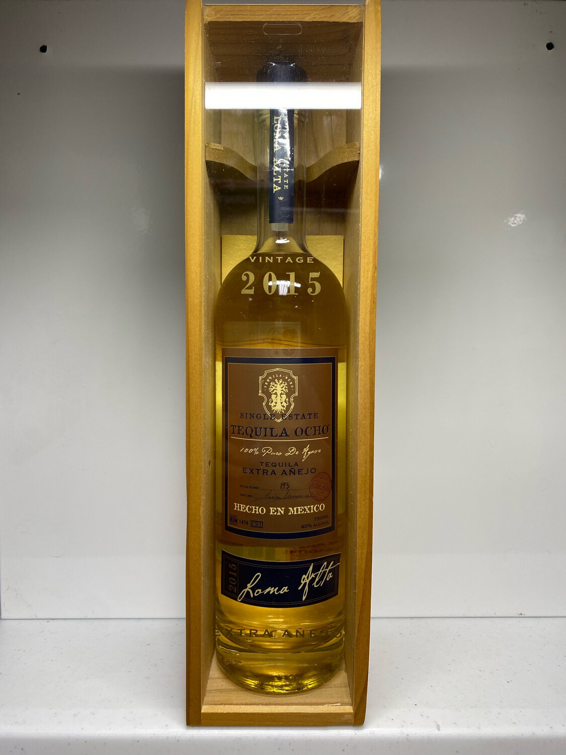 Tequila Ocho Extra Añejo 750mL 