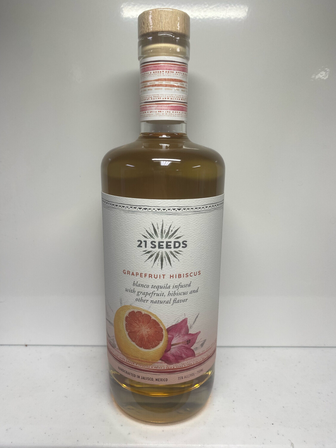 21 Seeds Grapefruit Hibiscus Tequila Blanco 750mL