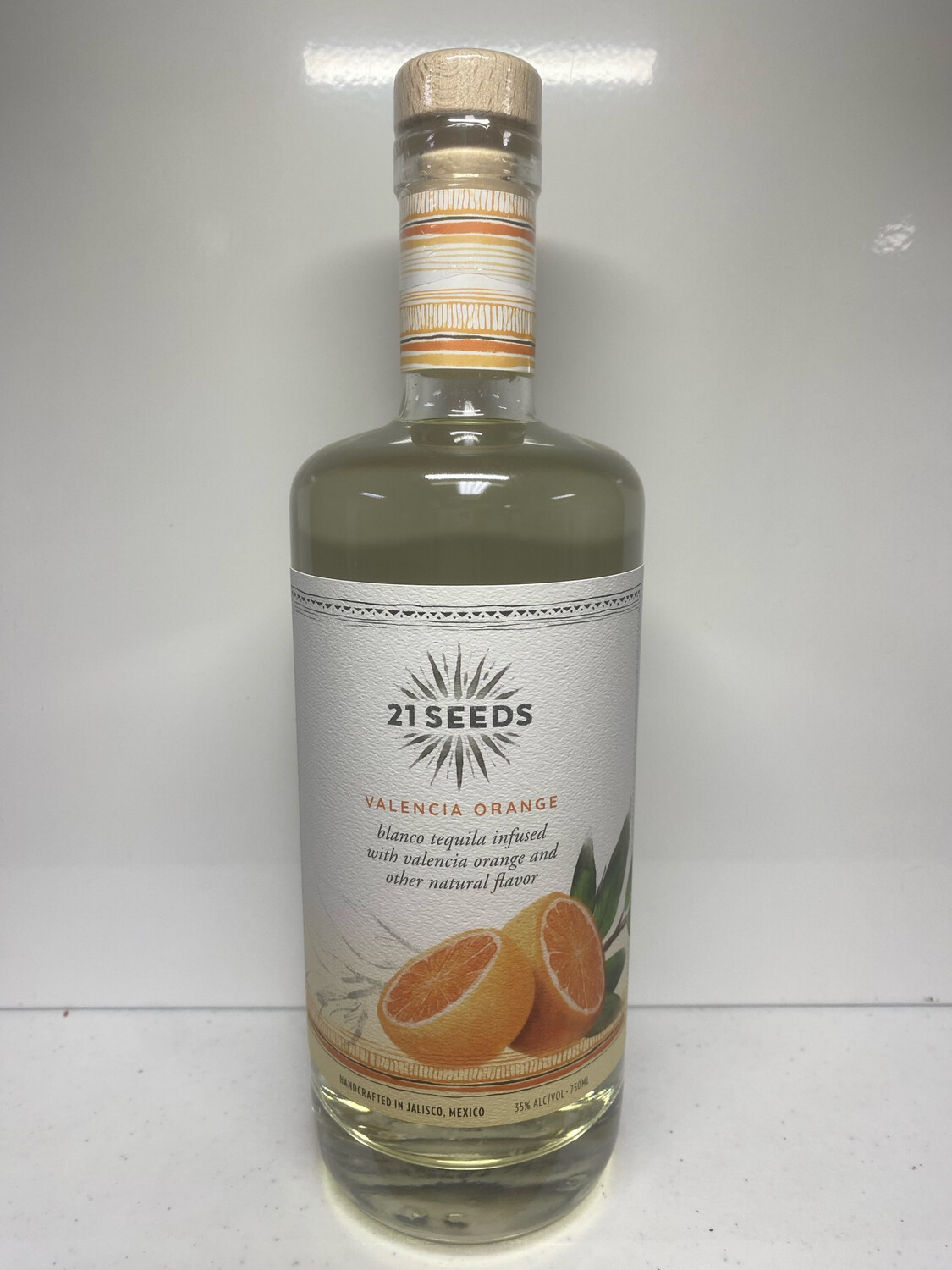 21 Seeds Valencia Orange Tequila Blanco 750mL