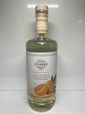 21 Seeds Valencia Orange Tequila Blanco 750mL