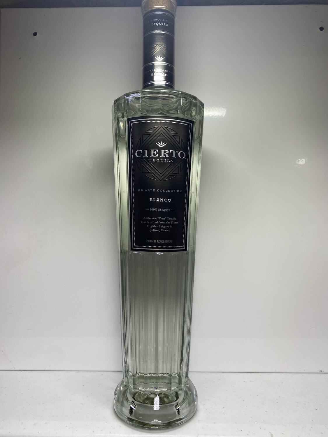 Cierto Tequila Blanco 750mL 