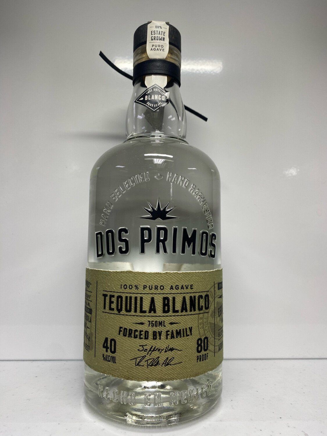 Dos Primos Tequila Blanco 750mL 