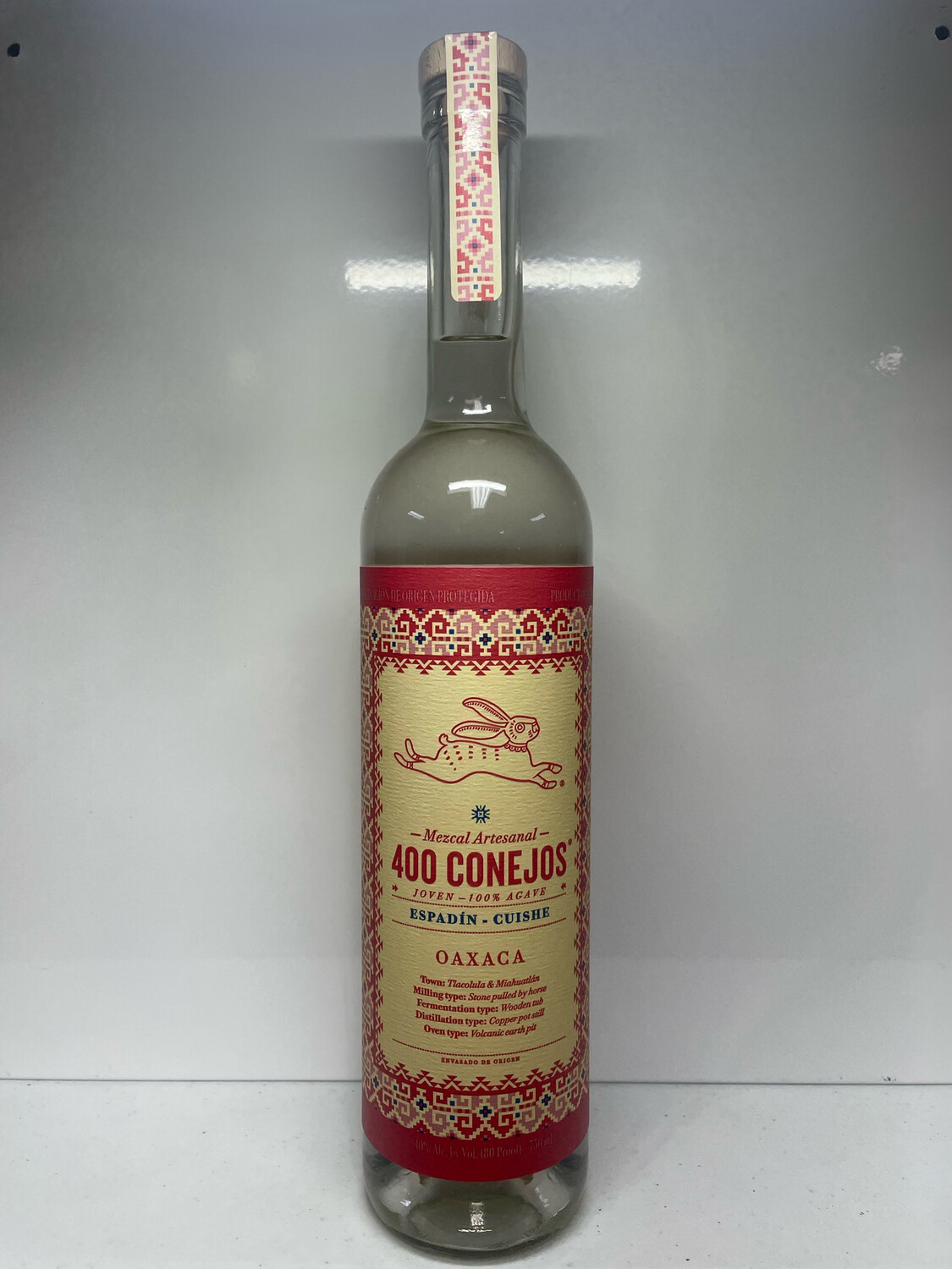 400 Conejos 750ml  (Espadín &amp; Cuishe) mezcal