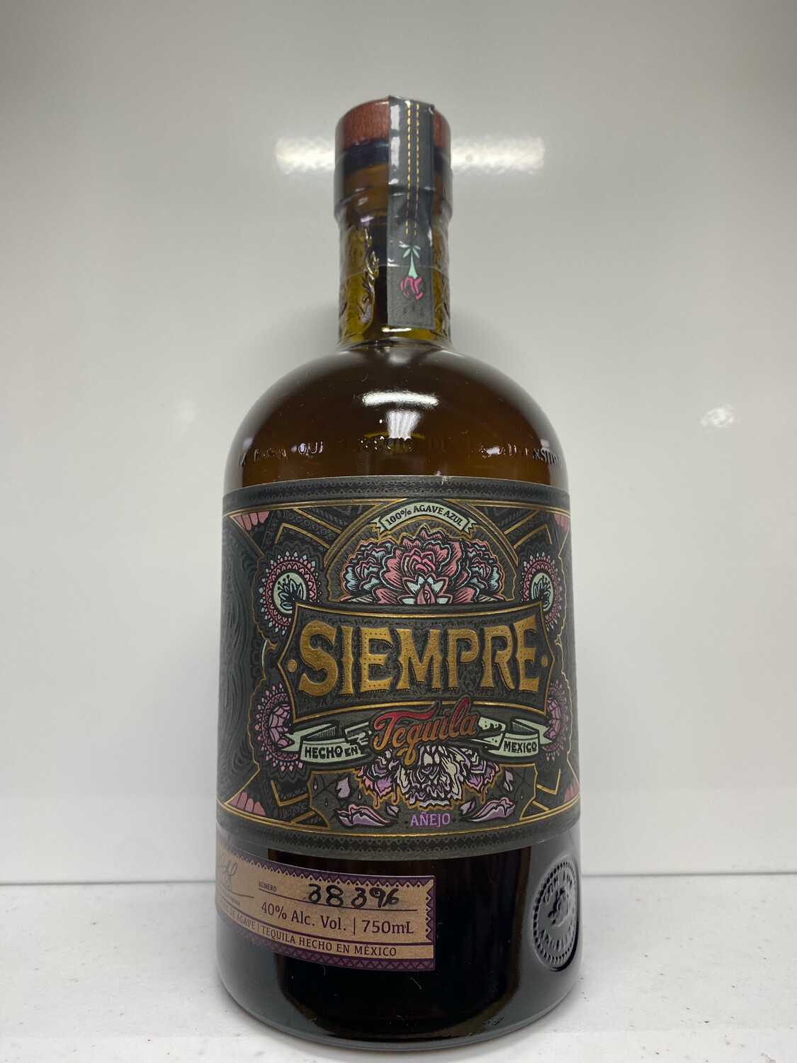 Siempre Tequila Añejo 750mL