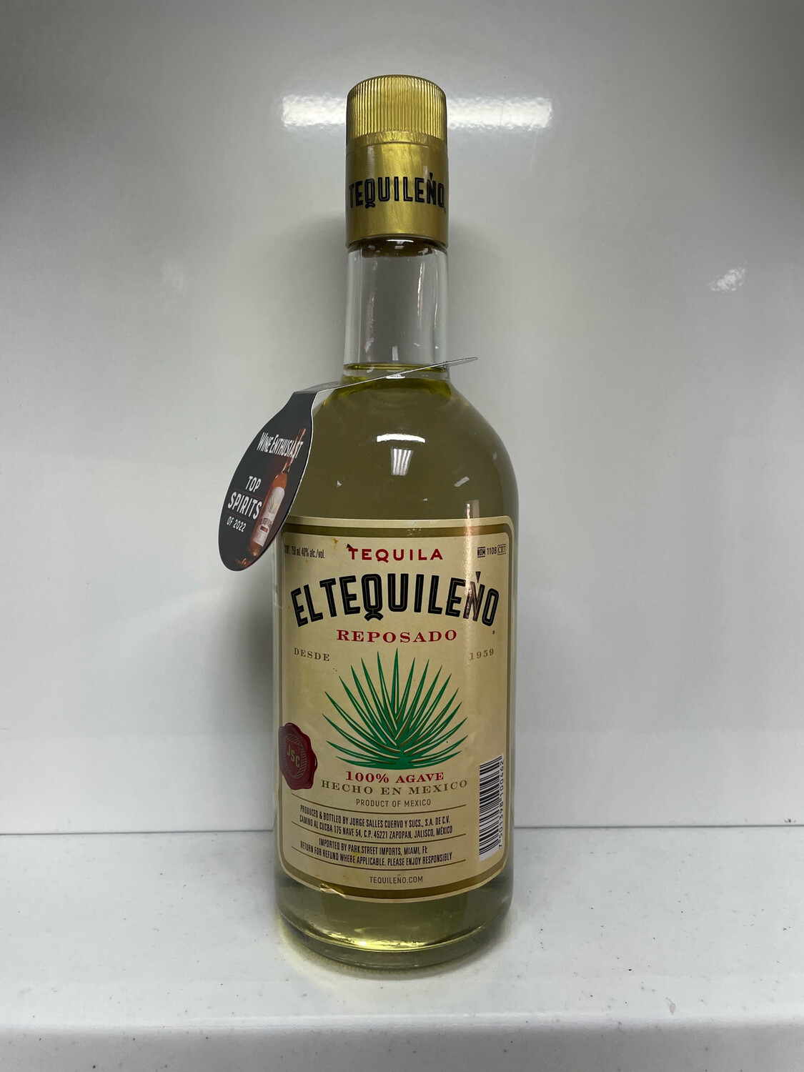 El Tequileño Reposado 750ml   Bottle