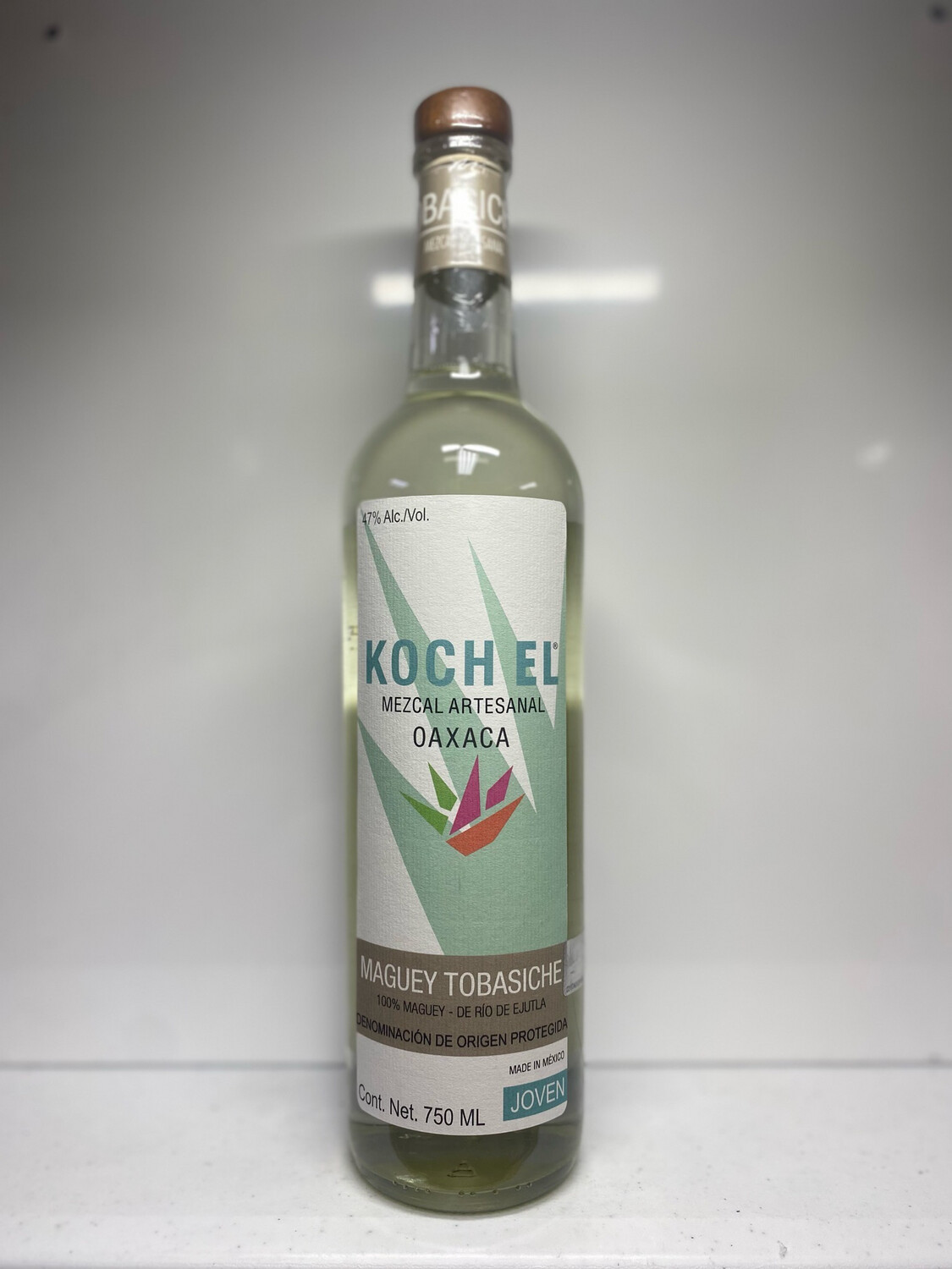 Koch El Mezcal Maguey Tobasiche Joven 750mL