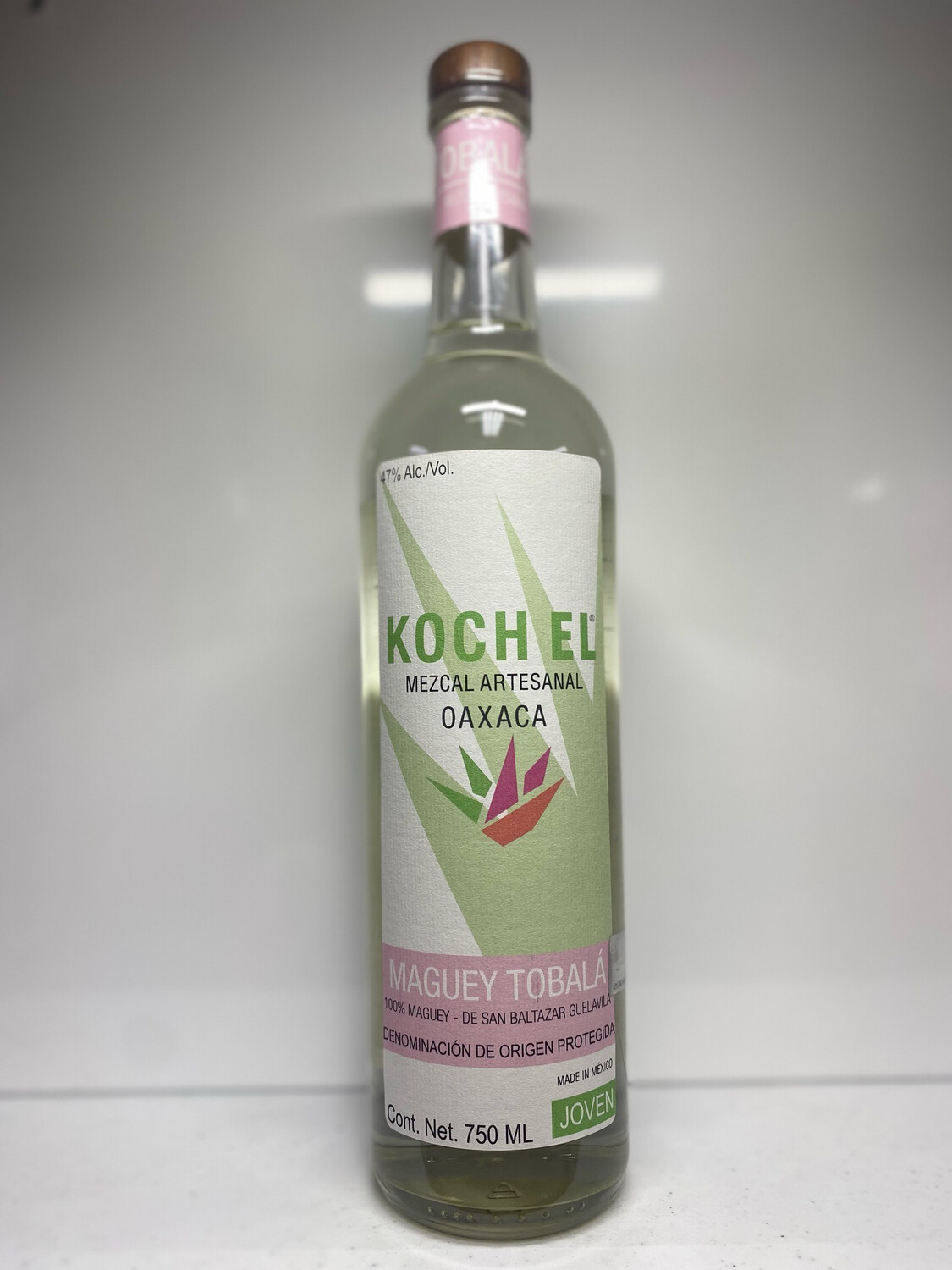 Koch El Mezcal Maguey Tobalá Joven 750mL