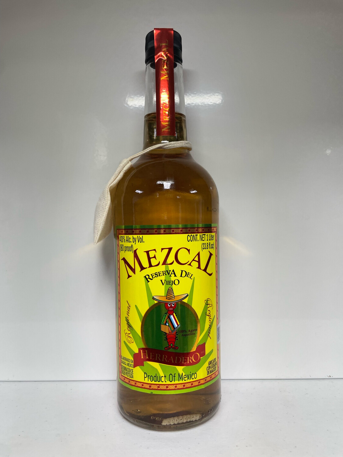 Reserva Del Viejo Mezcal con gusano 1.0L