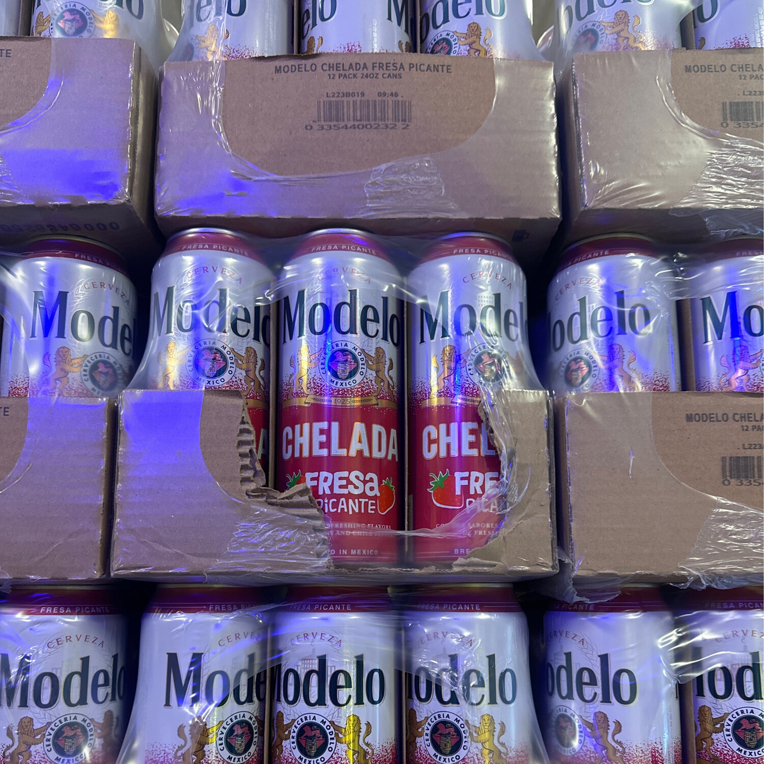 Modelo Chelada Fresa picante CASE 12’  24 oz bottles 