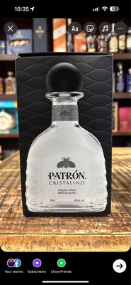 Patron cristalino 750ml
